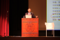 Speaker Dr C.K. Wong delivering his speech.